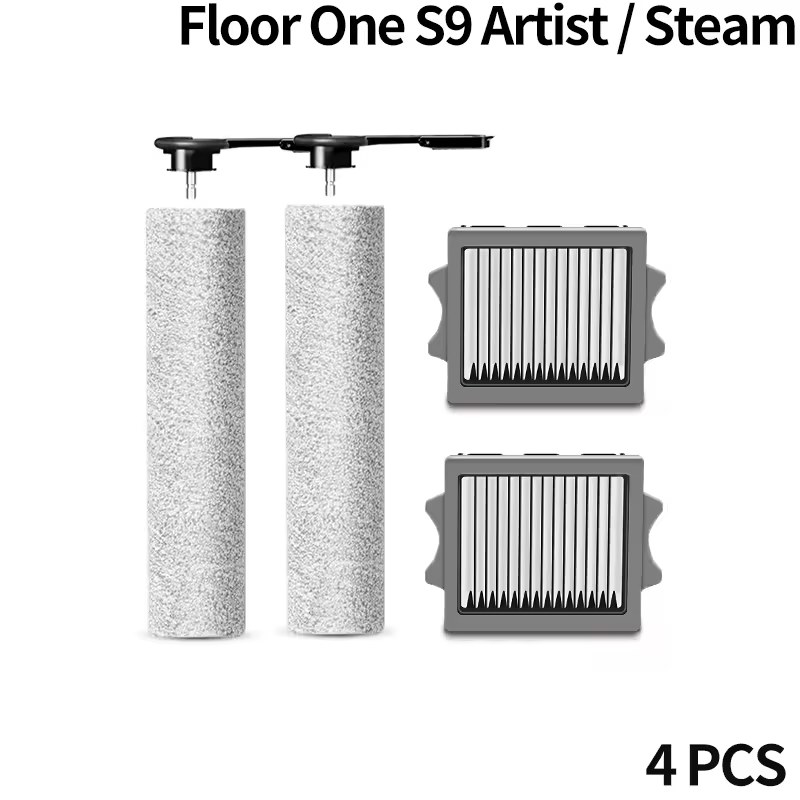 סט מברשת ופילטר תואם Tineco Floor One S9/S6 Artist Steam – תמונה 5