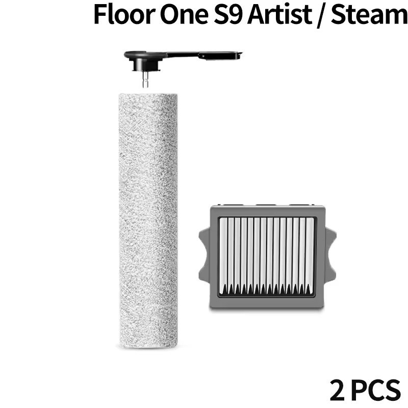 סט מברשת ופילטר תואם Tineco Floor One S9/S6 Artist Steam – תמונה 4