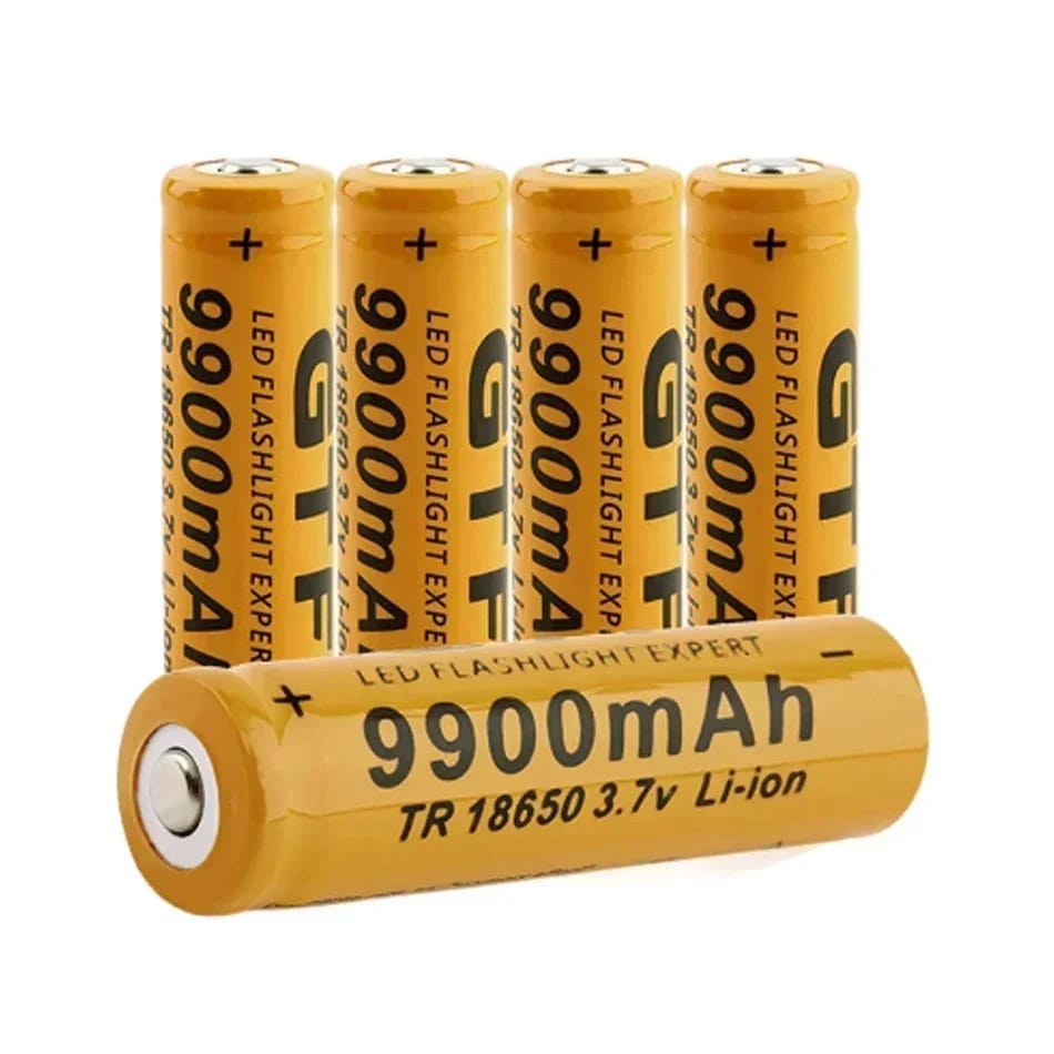 סוללה נטענת 18650 3.7V ליתיום-יון קיבולת גבוהה | שנה אחריות