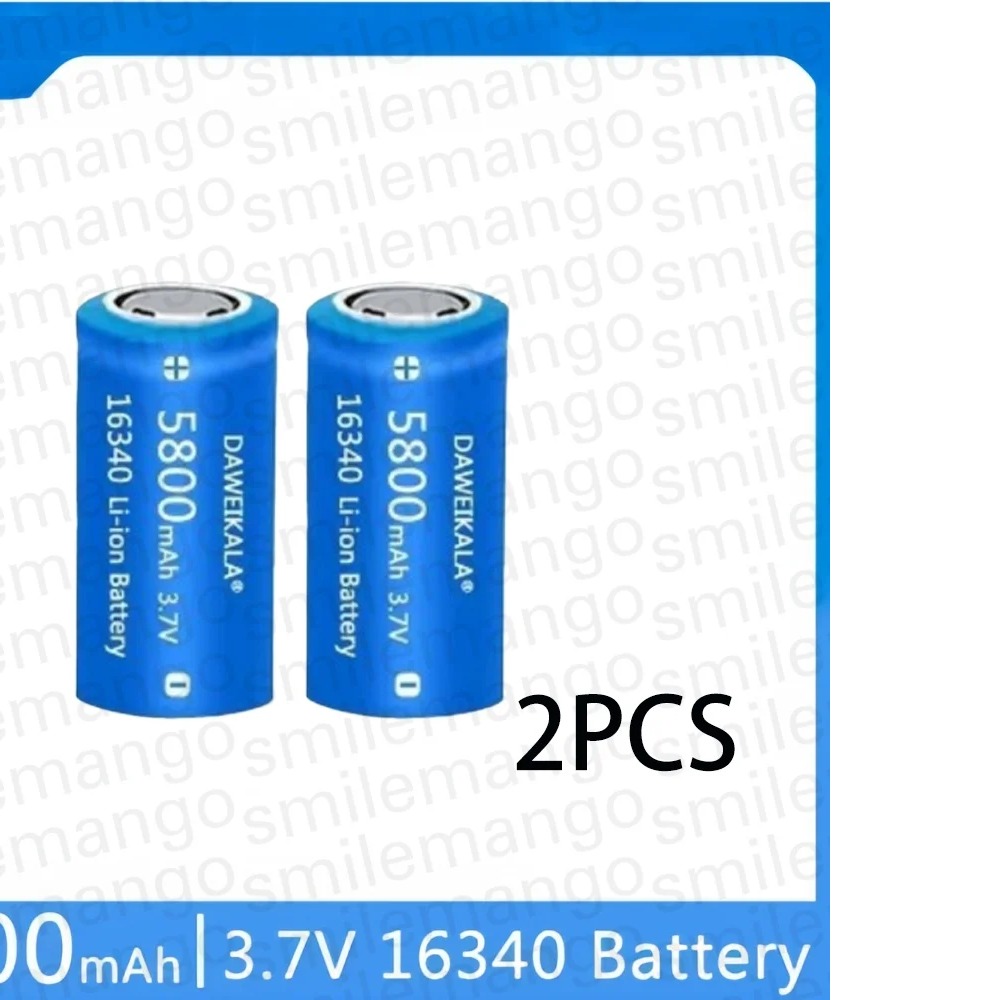 סוללה נטענת 16340 CR123A 3.7V