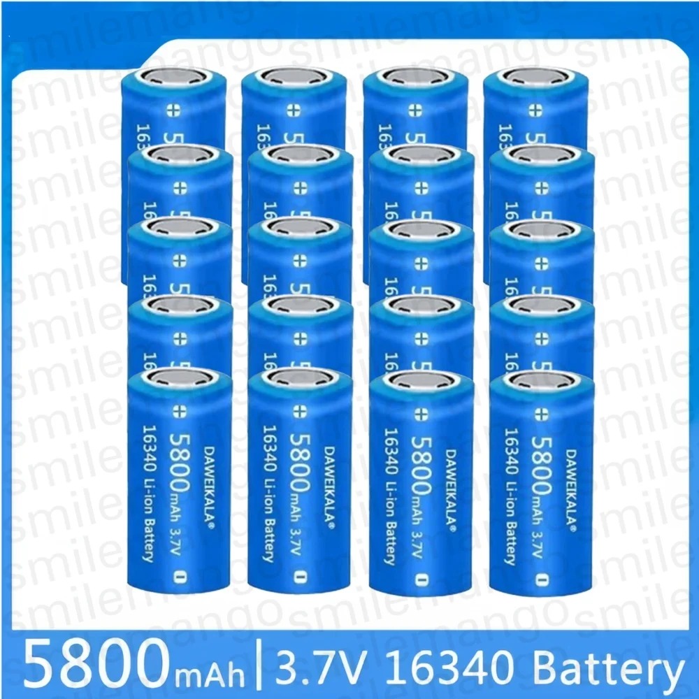 סוללה נטענת 16340 CR123A 3.7V